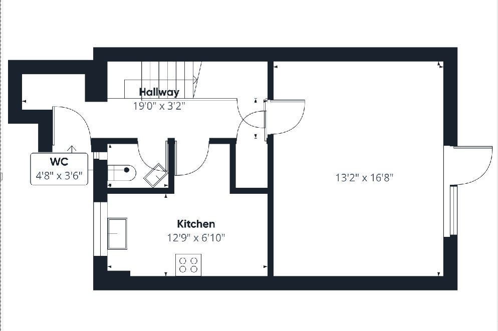 Lot: 167 - THREE-BEDROOM MAISONETTE FOR REFURBISHMENT - 